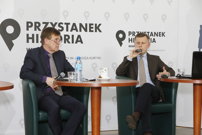 „Polacy w walkach o niepodległość i granice państwa polskiego 1914–1922” – inauguracja projektu badawczo-wydawniczego IPN – 21 kwietnia 2021. Fot. Piotr Życieński (IPN)