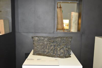 Wystawa „Obraz Treblinki w oczach Samuela Willenberga” w synagodze w Chmielniku – 9 maja – 30 czerwca 2021. Fot. Ośrodek Edukacyjno-Muzealny „Świętokrzyski Sztetl”