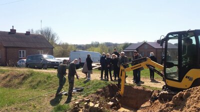 Ekshumacja Konstantego Dyzio – Zawada, 28 kwietnia 2021 dot. A.Siwek/BUWiM