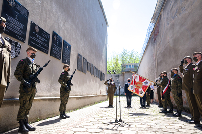 Uroczystość w 70. rocznicę zamordowania przez komunistów kpt. Gracjana Klaudiusza Fróga ps. „Szczerbiec” – 11 maja 2021. Fot. Sławek Kasper (IPN)