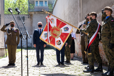 Uroczystość w 70. rocznicę zamordowania przez komunistów kpt. Gracjana Klaudiusza Fróga ps. „Szczerbiec” – 11 maja 2021. Fot. Sławek Kasper (IPN)