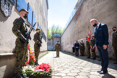 Uroczystość w 70. rocznicę zamordowania przez komunistów kpt. Gracjana Klaudiusza Fróga ps. „Szczerbiec” – 11 maja 2021. Fot. Sławek Kasper (IPN)