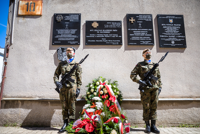 Uroczystość w 70. rocznicę zamordowania przez komunistów kpt. Gracjana Klaudiusza Fróga ps. „Szczerbiec” – 11 maja 2021. Fot. Sławek Kasper (IPN)