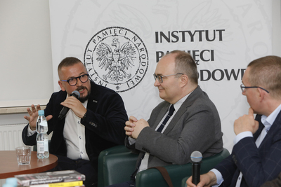 Dyskusja online „Prymas Tysiąclecia jako duchowy przywódca narodu” z cyklu „Historia zza kulis” – 11 maja 2021. Fot. Piotr Życieński (IPN)