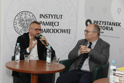 Dyskusja online „Prymas Tysiąclecia jako duchowy przywódca narodu” z cyklu „Historia zza kulis” – 11 maja 2021. Fot. Piotr Życieński (IPN)