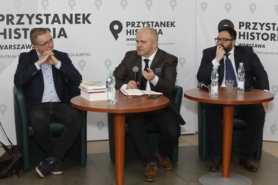 Dyskusja online „Prymas Tysiąclecia jako duchowy przywódca narodu” z cyklu „Historia zza kulis” – 11 maja 2021. Fot. Piotr Życieński (IPN)