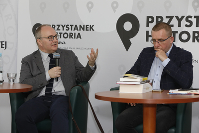 Dyskusja online „Prymas Tysiąclecia jako duchowy przywódca narodu” z cyklu „Historia zza kulis” – 11 maja 2021. Fot. Piotr Życieński (IPN)