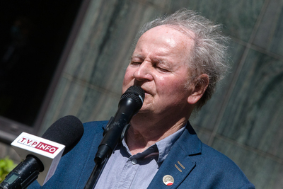 Ryszard Majewski, w 1989 członek KO „S”, przewodniczący Tymczasowego Zarządu „S” RI Regionu Wielkopolska, następnie przewodniczący „S” RI Regionu Wielkopolska – 12 maja 2021. Fot. Sławek Kasper (IPN)