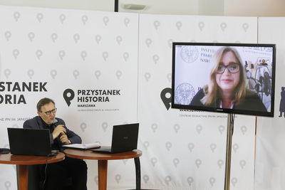 Dyskusja „Opór antykomunistyczny na Śląsku” z cyklu „Śląsk od morza do morza” – 16 maja 2021. Fot. Piotr Życieński (IPN)