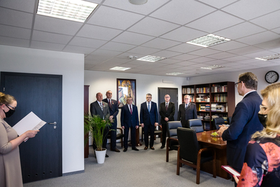 Wręczenie odznaczeń państwowych pracownikom IPN z okazji 20-lecia Instytutu. Fot. Sławek Kasper (IPN)