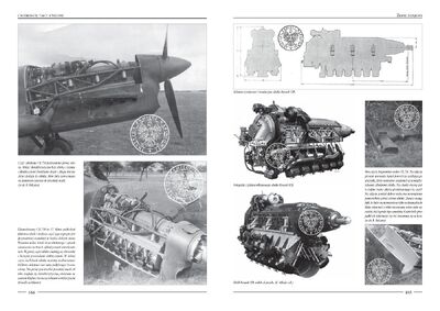 Strony z albumu „Caudrony nad Francją”