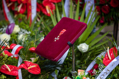 Uroczystości pogrzebowe śp. Janiny Sobiczewskiej z d. Borychowskiej – 18 maja 2021. Fot. Sławek Kasper (IPN)