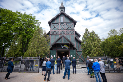 Uroczystości pogrzebowe śp. Janiny Sobiczewskiej z d. Borychowskiej – 18 maja 2021. Fot. Sławek Kasper (IPN)