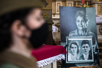 Uroczystości pogrzebowe śp. Janiny Sobiczewskiej z d. Borychowskiej – 18 maja 2021. Fot. Sławek Kasper (IPN)