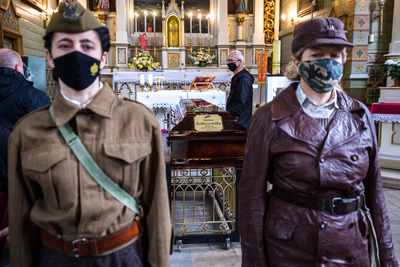 Uroczystości pogrzebowe śp. Janiny Sobiczewskiej z d. Borychowskiej – 18 maja 2021. Fot. Sławek Kasper (IPN)