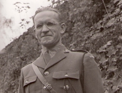 Podporucznik Kazimierz Sabbat, oficer 10 PSK. Szkocja, 1942 r. (fot. ze zbiorów rodziny Sabbatów)