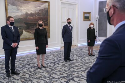 Ceremonia wręczenia odznaczeń państwowych zasłużonym pracownikom IPN – 19 maja 2021. Fot. Marek Borawski (KPRP)