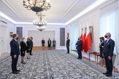 Ceremonia wręczenia odznaczeń państwowych zasłużonym pracownikom IPN – 19 maja 2021. Fot. Marek Borawski (KPRP)