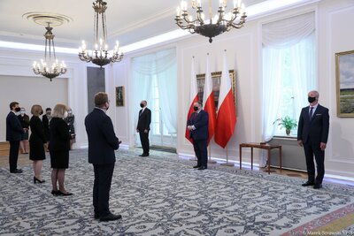 Ceremonia wręczenia odznaczeń państwowych zasłużonym pracownikom IPN – 19 maja 2021. Fot. Marek Borawski (KPRP)