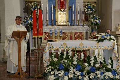 Uroczystość erygowania Sanktuarium Matki Bożej Klewańskiej, Patronki Rodzin Przybyłych z Kresów – Skwierzyna, 22 maja 2021. Fot. Jakub Wojewoda (IPN)