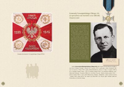 Strona z albumu „Nowogródzki Okręg AK „Nów” w fotografii”