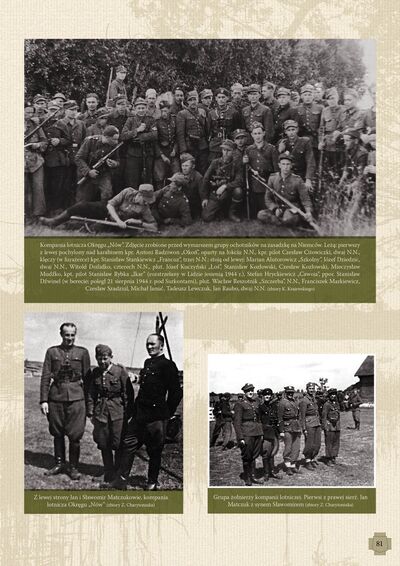 Strona z albumu „Nowogródzki Okręg AK „Nów” w fotografii”