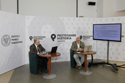 Seminaria z historii najnowszej: prof. Piotr T. Kwiatkowski „Wielka i mała historia w perspektywie socjologicznej” – 26 maja 2021. Fot. Piotr Życieński (IPN)