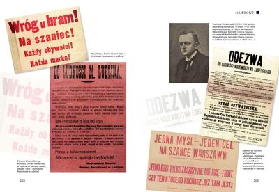 Strona z książki „Ostatnia bije godzina… Armia Ochotnicza gen. Józefa Hallera 1920 r.”