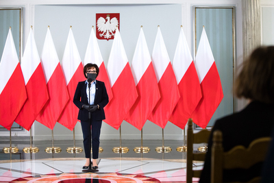 Marszałek Sejmu Elżbieta Witek – Warszawa, 27 maja 2021. Fot. Sławek Kasper (IPN)