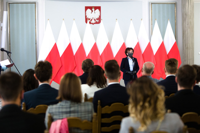 Finał XLVII Olimpiady Historycznej – Warszawa, 27 maja 2021. Fot. Sławek Kasper (IPN)