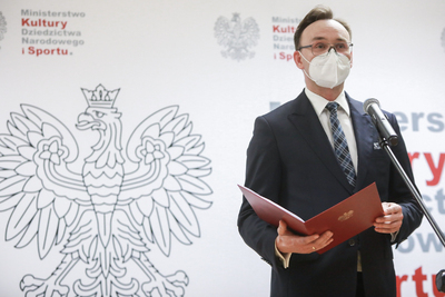 Mikołaj Pawlak – rzecznik praw dziecka. Ogłoszenie utworzenia Muzeum Dzieci Polskich – ofiar totalitaryzmu – Łódź, 31 maja 2021. Fot. Sławek Kasper (IPN)