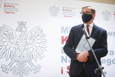 Dr Jarosław Szarek – prezes Instytutu Pamięci Narodowej. Ogłoszenie utworzenia Muzeum Dzieci Polskich – ofiar totalitaryzmu – Łódź, 31 maja 2021. Fot. Sławek Kasper (IPN)