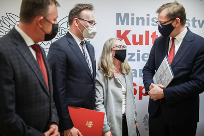 Ogłoszenie utworzenia Muzeum Dzieci Polskich – ofiar totalitaryzmu – Łódź, 31 maja 2021. Fot. Sławek Kasper (IPN)