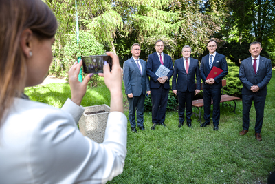 Ogłoszenie utworzenia Muzeum Dzieci Polskich – ofiar totalitaryzmu – Łódź, 31 maja 2021. Fot. Sławek Kasper (IPN)