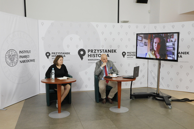 Dyskusja „II wojna światowa – zbrodnia i kara w polskiej myśli prawniczej” – 31 maja 2021. Fot. Piotr Życieński (IPN)