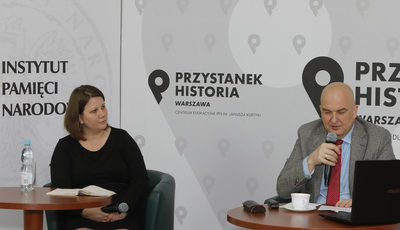 Dyskusja „II wojna światowa – zbrodnia i kara w polskiej myśli prawniczej” – 31 maja 2021. Fot. Piotr Życieński (IPN)