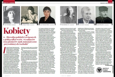 Kobiety w „Słowniku polskich i związanych z Polską odkrywców, wynalazców oraz pionierów nauk matematyczno-przyrodniczych i techniki”