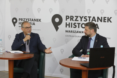 Dyskusja „Znaczenie agresji III Rzeszy na Związek Sowiecki dla rosyjskiej propagandy historycznej” – 9 czerwca 2021. Fot. Piotr Życieński (IPN)