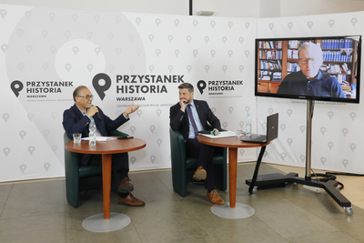 Dyskusja „Znaczenie agresji III Rzeszy na Związek Sowiecki dla rosyjskiej propagandy historycznej” – 9 czerwca 2021. Fot. Piotr Życieński (IPN)