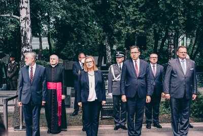 Obchody Narodowego Dnia Pamięci Ofiar Niemieckich Nazistowskich Obozów Koncentracyjnych i Obozów Zagłady – Warszawa, Cmenatrz Wojskowy na Powązkach, fot. MN/BUWiM