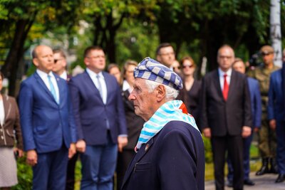 Obchody Narodowego Dnia Pamięci Ofiar Niemieckich Nazistowskich Obozów Koncentracyjnych i Obozów Zagłady – Warszawa, Cmenatrz Wojskowy na Powązkach, fot. MN/BUWiM