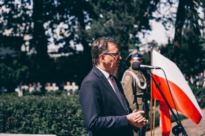 Obchody Narodowego Dnia Pamięci Ofiar Niemieckich Nazistowskich Obozów Koncentracyjnych i Obozów Zagłady – Warszawa, Cmenatrz Wojskowy na Powązkach, fot. MN/BUWiM