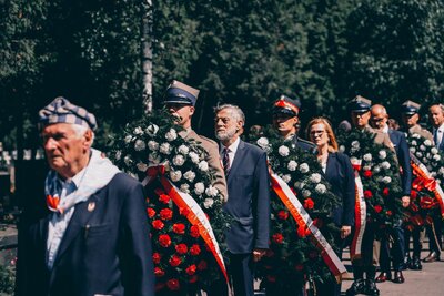 Obchody Narodowego Dnia Pamięci Ofiar Niemieckich Nazistowskich Obozów Koncentracyjnych i Obozów Zagłady – Warszawa, Cmenatrz Wojskowy na Powązkach, fot. MN/BUWiM