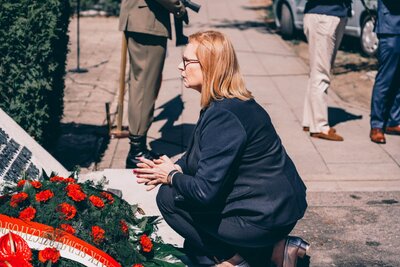 Obchody Narodowego Dnia Pamięci Ofiar Niemieckich Nazistowskich Obozów Koncentracyjnych i Obozów Zagłady – Warszawa, Cmenatrz Wojskowy na Powązkach, fot. MN/BUWiM