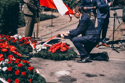 Obchody Narodowego Dnia Pamięci Ofiar Niemieckich Nazistowskich Obozów Koncentracyjnych i Obozów Zagłady – Warszawa, Cmenatrz Wojskowy na Powązkach, fot. MN/BUWiM