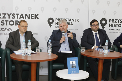 Dziedzictwo Prymasa Tysiąclecia – dyskusja wokół nowego wydania „Kazań Świętokrzyskich” kard. Stefana Wyszyńskiego – 14 czerwca 2021. Fot. Piotr Życieński (IPN)