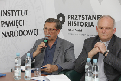 Dziedzictwo Prymasa Tysiąclecia – dyskusja wokół nowego wydania „Kazań Świętokrzyskich” kard. Stefana Wyszyńskiego – 14 czerwca 2021. Fot. Piotr Życieński (IPN)