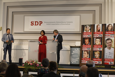 Wręczenie nagrody im. Janusza Kurtyki – 17 czerwca 2021. Fot. Piotr Życieński (IPN)