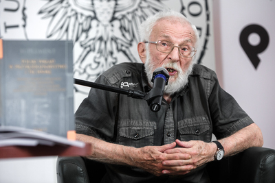 Prof. Bolesław Orłowski, autor podręcznika i redaktor słownika „Polski wkład w przyrodoznawstwo i technikę” – 22 czerwca 2021. Fot. Sławek Kasper (IPN)