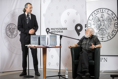 Giganci nauki PL – konferencja prasowa w Centrum Edukacyjnym IPN „Przystanek Historia” – 22 czerwca 2021. Fot. Sławek Kasper (IPN)